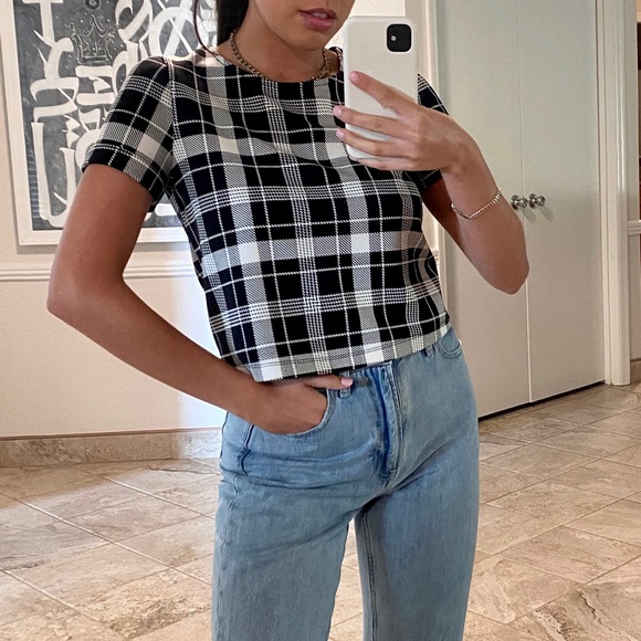 Forever 21 plaid crop top Clearance